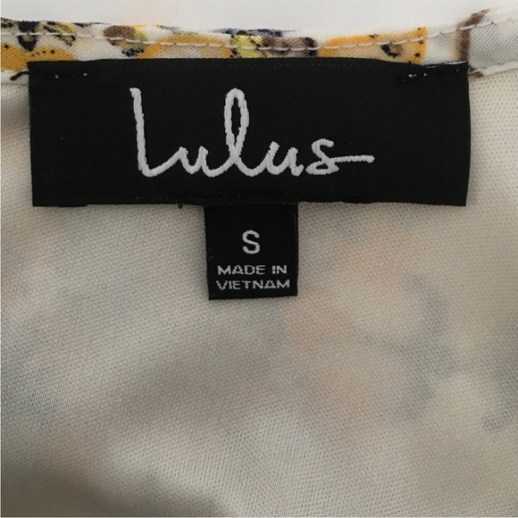 Lulus Dandy Lion Yellow Print Shift Dress - Picture 3 of 3